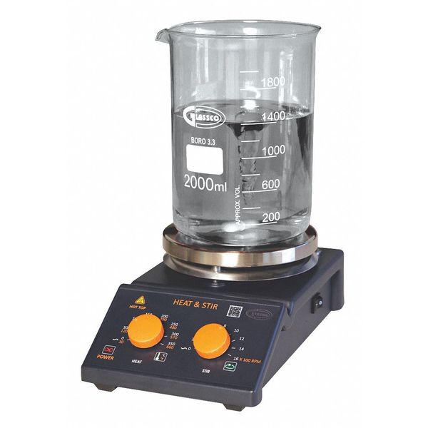 Hotplate, Stainless Steel, 6in, Stir Bar
