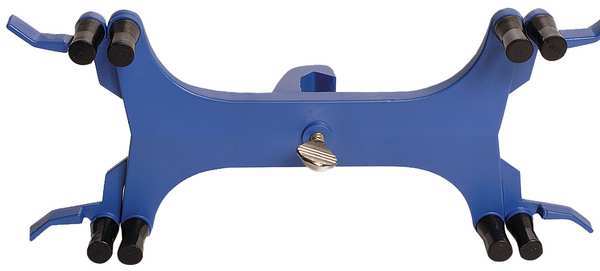 Clamp 2 Prong, 10in, Zinc Alloy, 65mm, 30mm