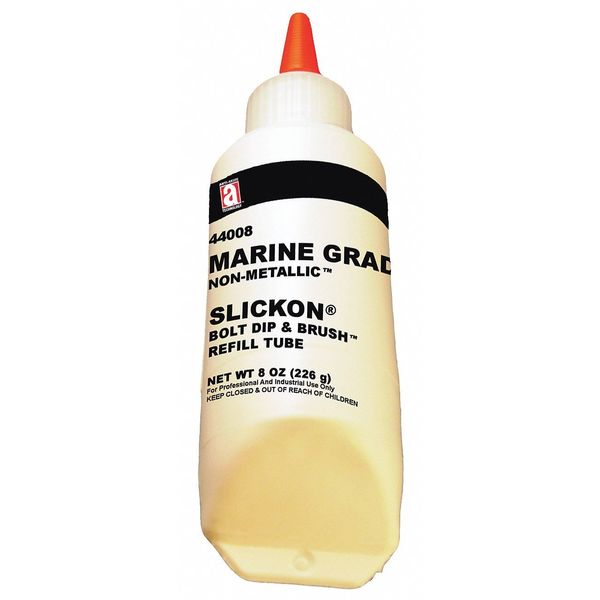 Anti Seize, Nonmetallic, 8 oz, Tube, Brown
