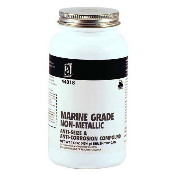 Anti Seize, Non-Metallic, 16oz, Brush Top