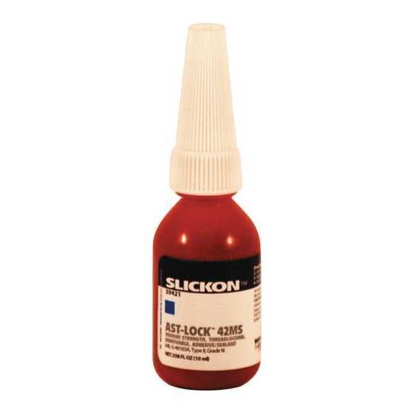 Threadlocker, ANTI-SEIZE TECHNOLOGY 42MS, Blue, Medium Strength, Liquid, 10 mL Bottle
