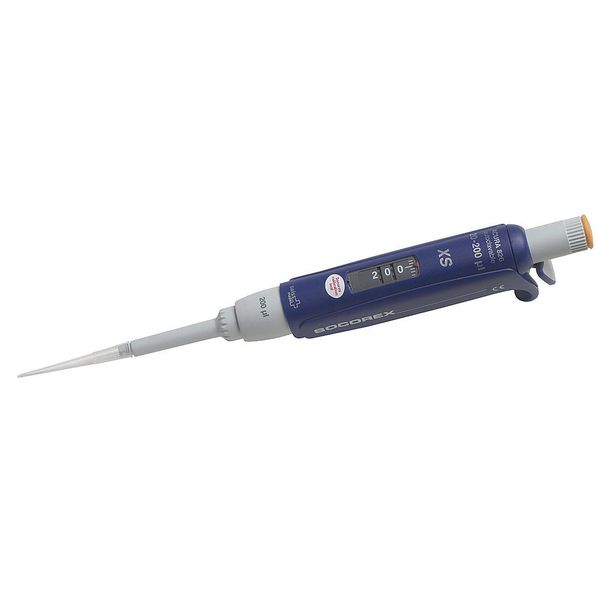 Single Channel Pipette, 20-200micron L