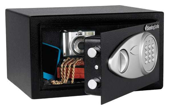 Security Safe, 0.4 cu ft, 12 lb, Digital Lock Lock