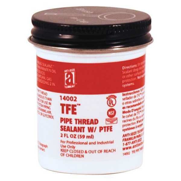 Pipe Sealant, 2 oz., White, 500F