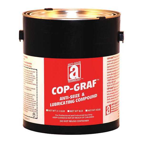 Anti Seize, Copper, 8 lb, Pail, Copper