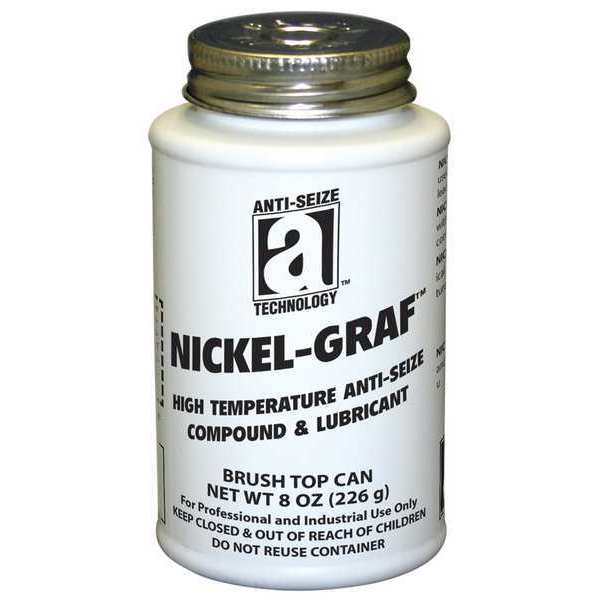 Anti Seize, Nickel, 8 oz, Brush Top Can
