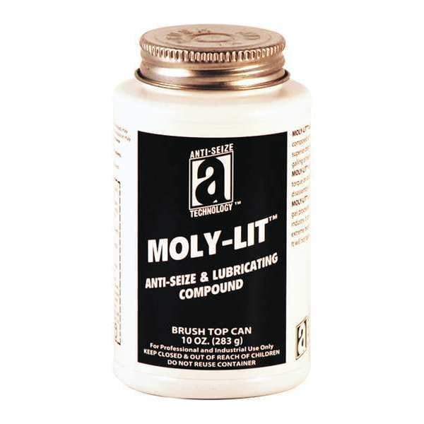 Anti Seize, Moly Paste, 10 oz. Brush Top