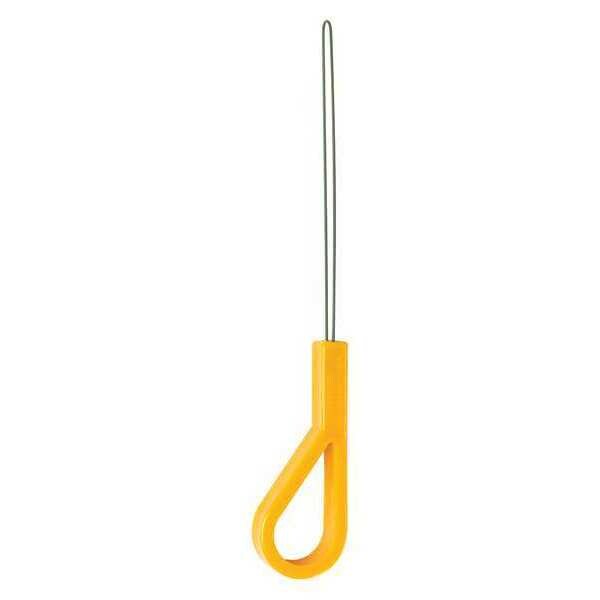 Wire Loop Puller, 8 In, Yellow, Insulated