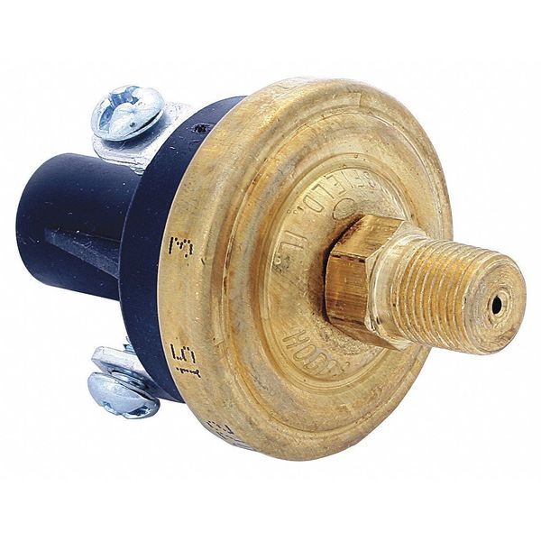 Pressure Switch, 1/8-27 in MNPT, SPST-NC, 1.1 to 3 psi, Standard Action