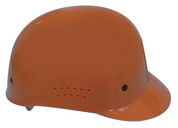 Vented Bump Cap, PPE, Pinlock, Orange