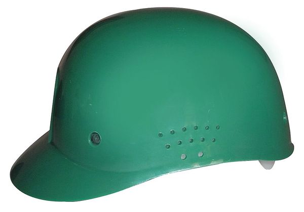 Vented Bump Cap, PPE, Pinlock, Green