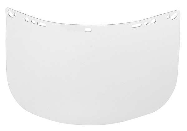 Visor, Clear, 8InH x 15InW x 0.06In Thick