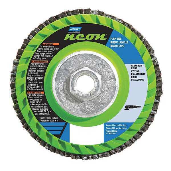 Flap Disc, 7 In x 120 Grit, 5/8-11