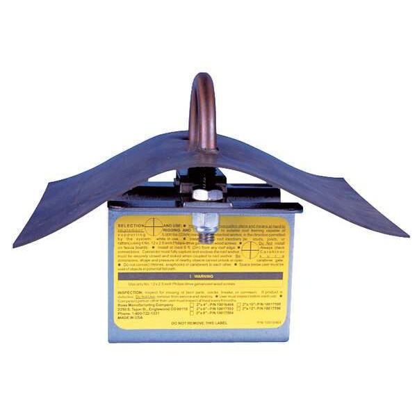 Roof Anchor, 6-1/4 In. W, 9-1/4 In. D