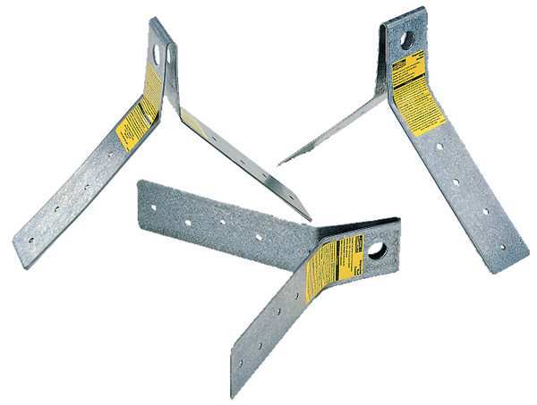Roof Anchor, 12-1/2 In. D, PK3