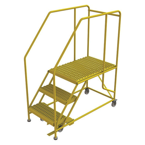 Work Platform, 3-Step, 800 lb.Cap, Steel