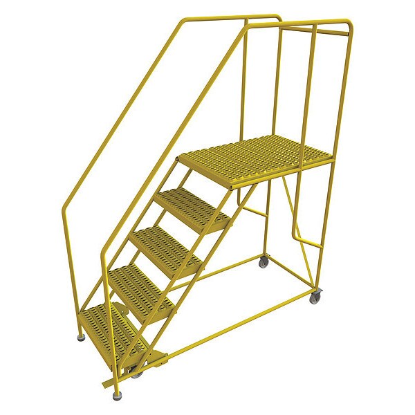 Work Platform, 5-Step, 800 lb.Cap, Steel