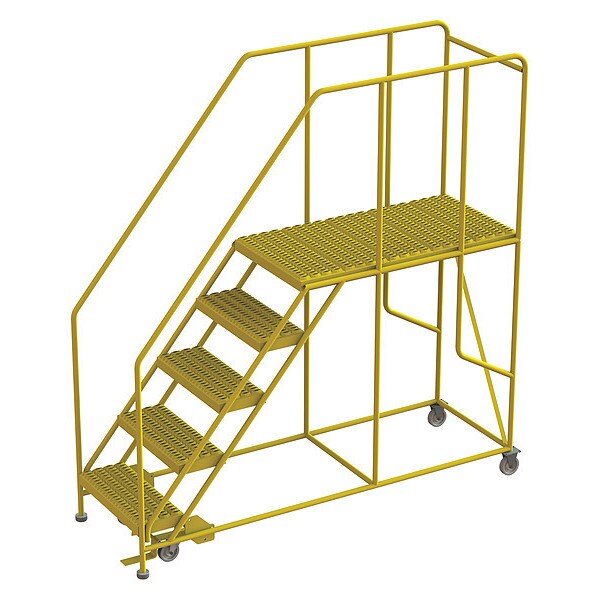 Work Platform, 5-Step, 800 lb.Cap, Steel