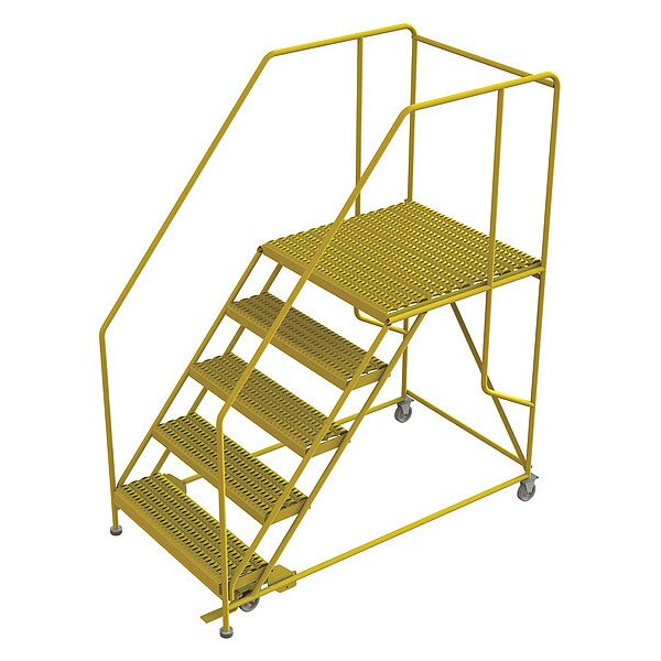 Work Platform, 5-Step, 800 lb.Cap, Steel