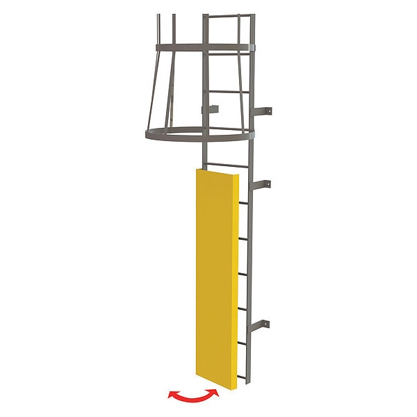 Ladder, Fixed, Steel, Guard Door