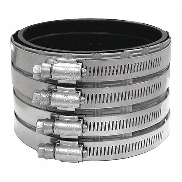 Import Coupling, No Hub, Heavy Duty, 3