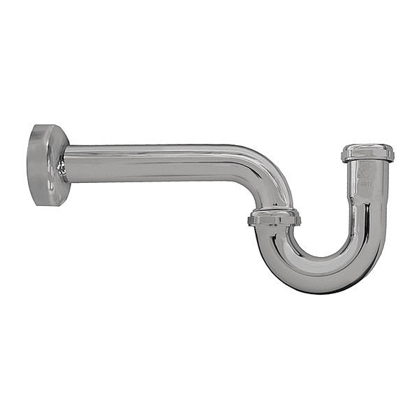 P-Trap, CP Brass, 17 Gauge, 1-1/4