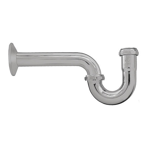 P-Trap, CP Brass, 17 Gauge, 1-1/4