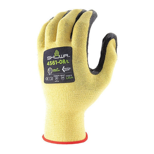 Cut Resistant Coated Gloves, A4 Cut Level, Foam Nitrile, S, 1 PR