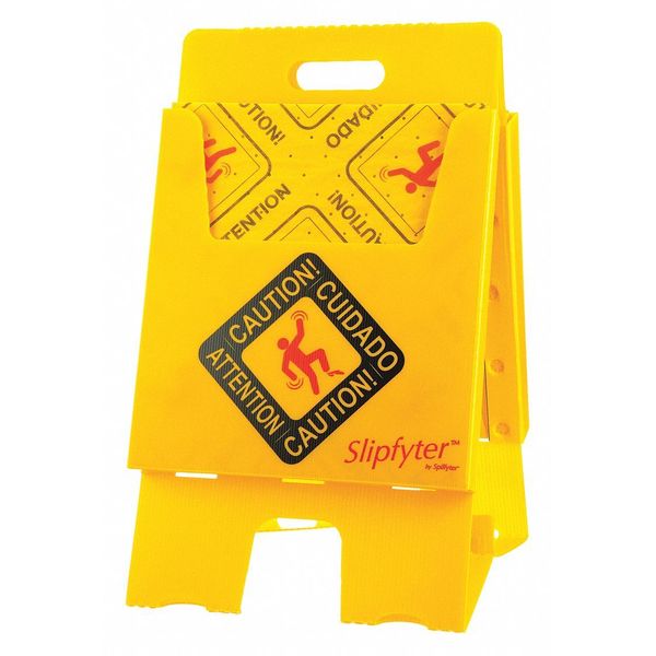 Caution Stand with Sorbent Pads