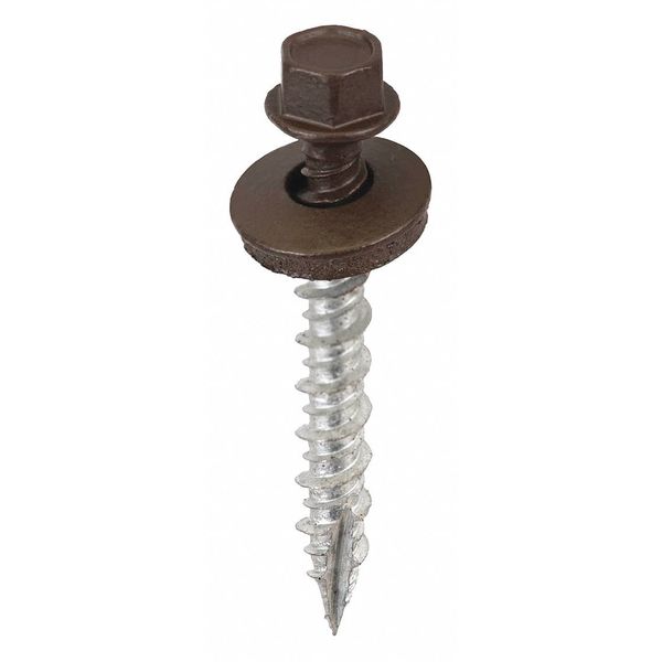 Wood Screw, #9, 1-1/2 in, Metal 250 PK