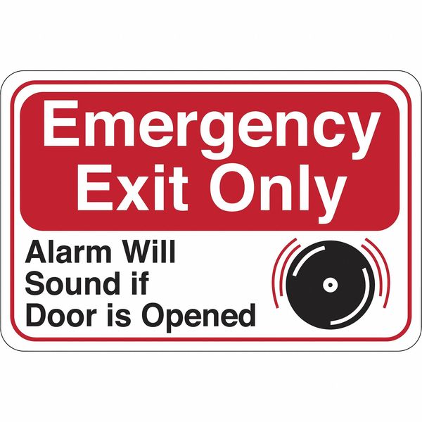 Emergency Exit Only... Facility Sign, 6