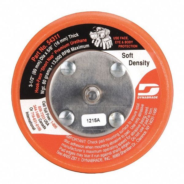 Non Vacuum Disc Pad, 3-1/2