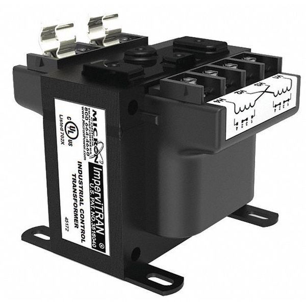 Transformer 200VA 2ndary Fuse 4.38 In H