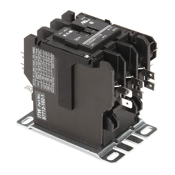Contactor, 3-Pole, 30A, Auxiliary Switch