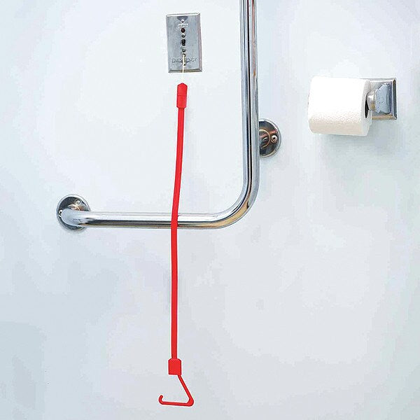 Red Pull Cord, 3 ft., Open Handle