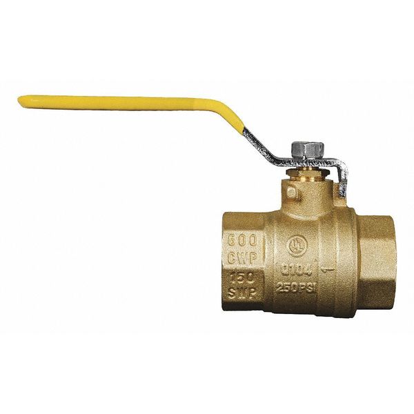 Full Port Brass Ball Valve, 1/2