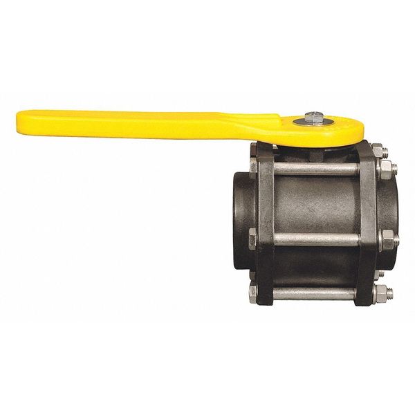Full Port Bolted Poly Ball Valve, 3