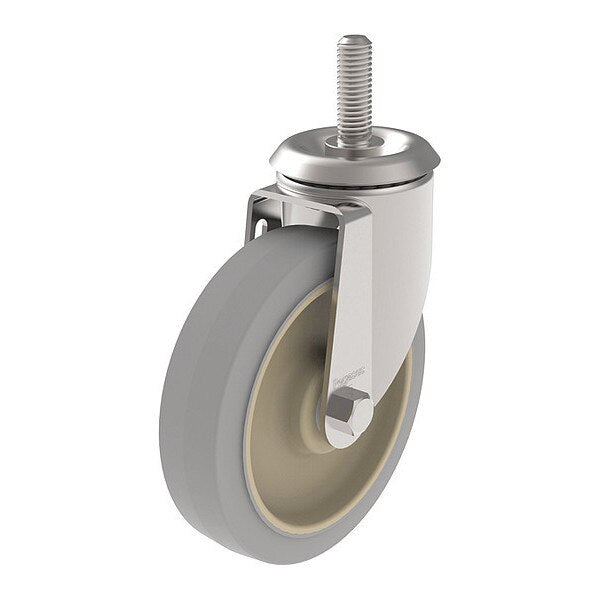 Cstr, Swivl Stem, Gray Surelastic, 300 lb.