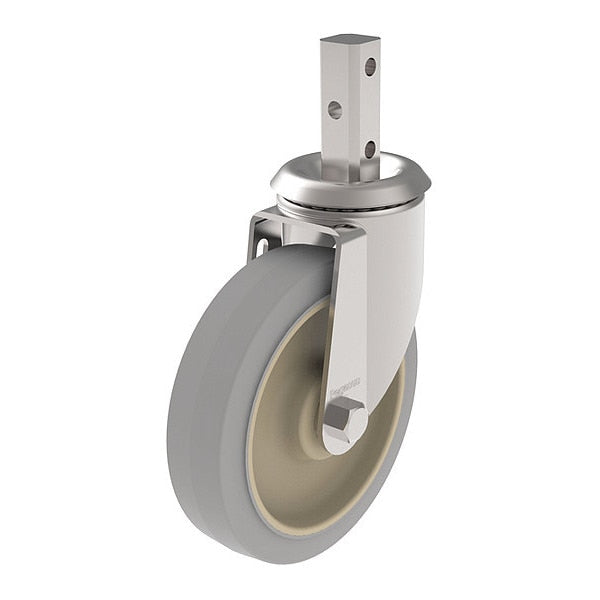 Cstr, Swivl Stem, Gray Surelastic, 325 lb.