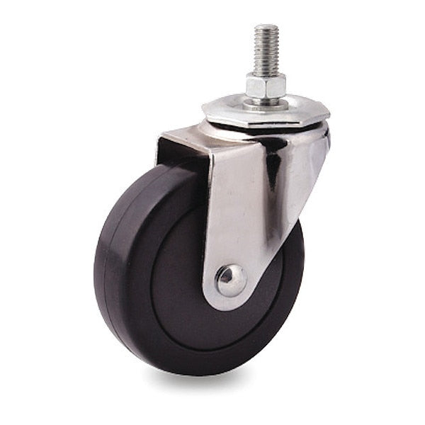 Cstr, Swvl Stem, Blck Rbr, 240 lb, Thrd Grd