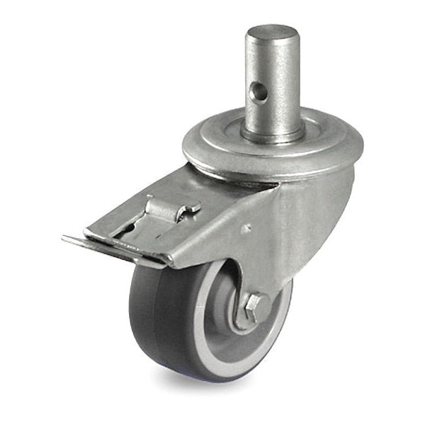Caster, Swivel Stem, Gray TPR, 440 lb., Tl
