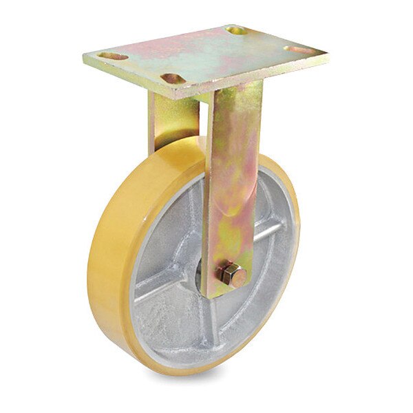 Cstr, Rigid Plate, Yellow Urethan, 1320 lb.