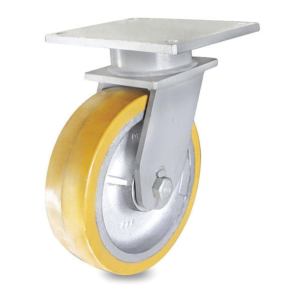 Cstr, Kingpinles Swivel, Urethane, 7700 lb.