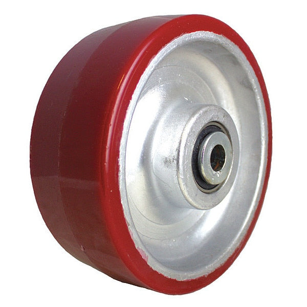 Caster Wheel, 3000 lb. Load, Silver Wheel