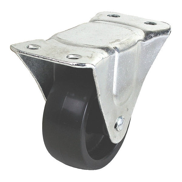 Plate Caster, 250 lb. Load Rating, Rigid