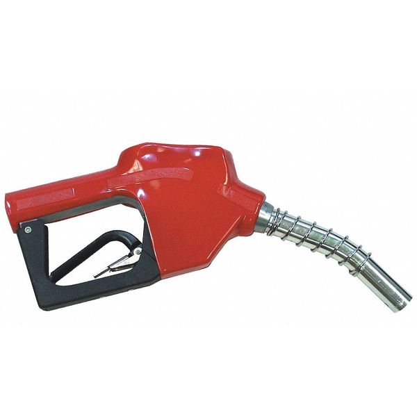 Fuel Nozzle, Red, Automatic Shut-Off, 3/4