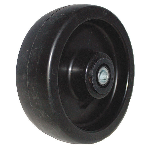 Wheel, Blck Plypropyln, 6