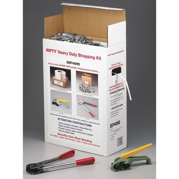 Heavy Duty, Jumbo, Poly Strapping Kit