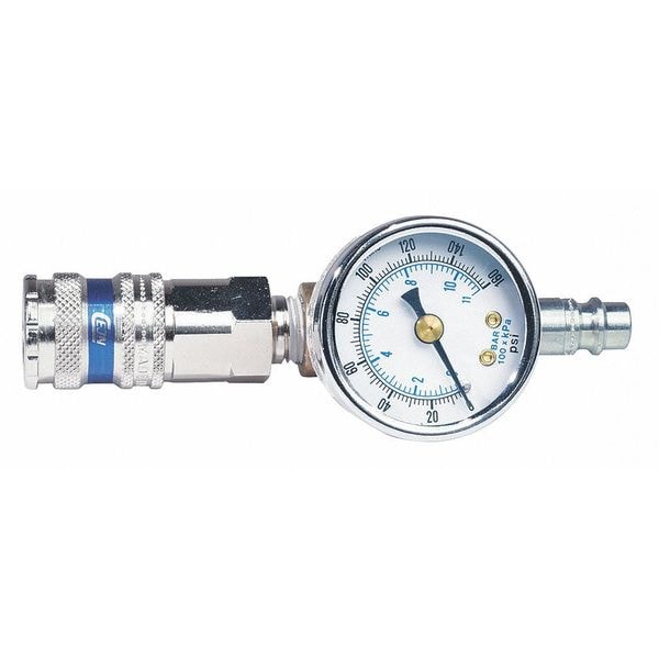 Coupler, Pressure Gage, 1/4