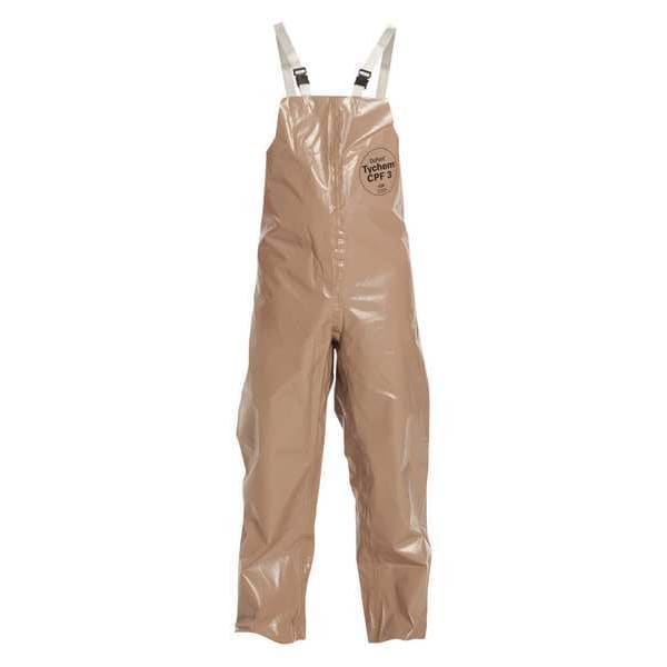 Bib Overall, Tan, Elastic, L, PK6